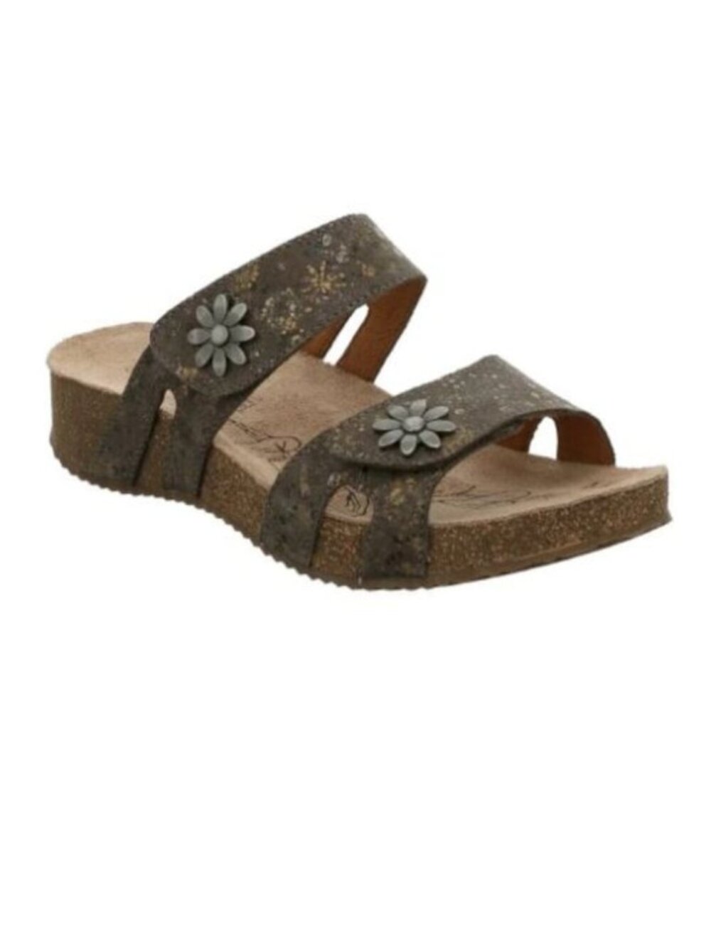 Josef Seibel NEW NWOT Tonga 04 Slide Sandals Size 36 US 5 5.5 Leather Brown